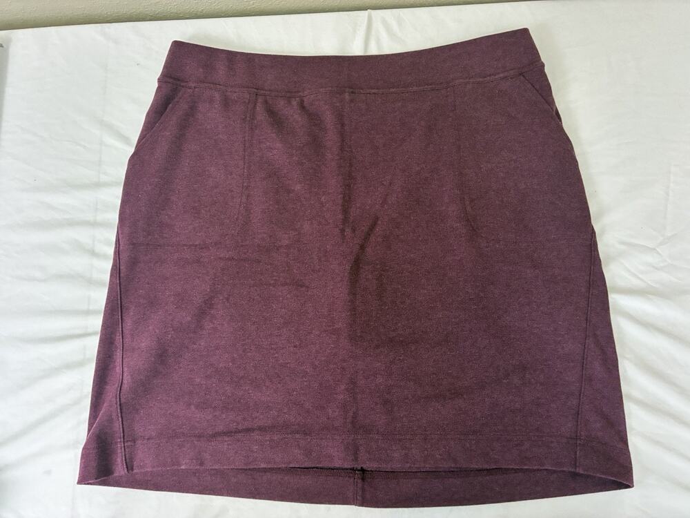 Duluth Trading Co Skort Womens XL Maroon Activewear
